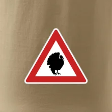 Dopravní značka - krocan