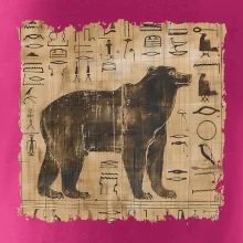 Egyptské hieroglyfy medvěd