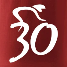 Cyklista slaví třicítku (30)
