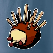 Kaštanový ježeček - prso