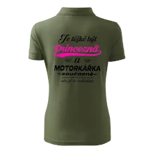Je těžké být princezna - motorkářka Je těžké být princezna - motorkářka