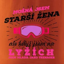 Lyže - možná jsem starší žena