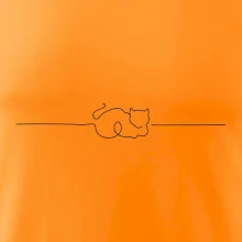 Kočka linka kreslená