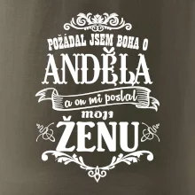 Požádal jsem boha o anděla a on mi poslal moji ženu