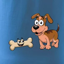 Parové triko - Pes a kost