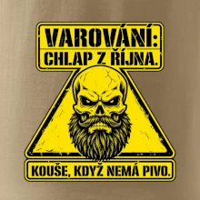 Varování chlap z října kouše když nemá pivo