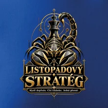 Listopadový stratég se štírem a šachovým králem