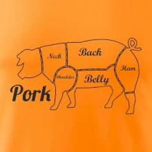 Prase nákres rozřezání