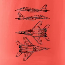 Mig 29 Fulcrum - obrys