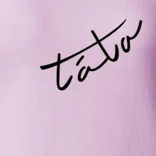 Mikina táta se jmény dětí