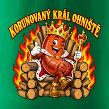 Korunovaný král ohniště