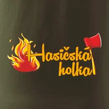 Hasičská holka - oheň a sekera