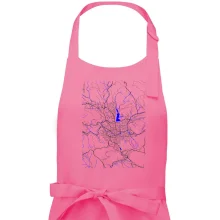 Jablonec nad Nisou - Mapa s vodními toky