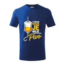 V případě nouze je moje krevní skupina pivo