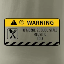 Warning mluvení - Jídlo