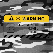 Warning mluvení - turistika