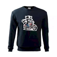 Mýval na motorce kreslený