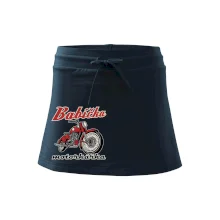 Babička motorkářka