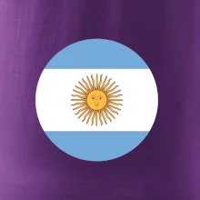 Argentina vlajka kulatá
