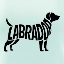 Labrador nápis v těle