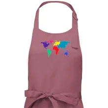 Světové kontinenty bez názvů - barevné