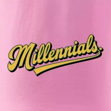 Generace Y - Millennials žlutý nápis