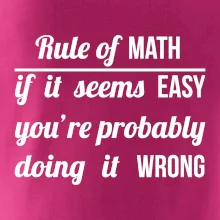 Rule of math Rule of math