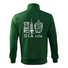 D I A life - kreslený insulin injekce a glukometr