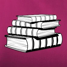 Knihy černobílé na sobě