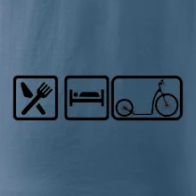 Eat sleep koloběžka velké a malé kolo