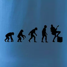 Evoluce kytarista - noha na kombu
