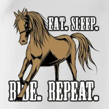 Eat Sleep Ride Repeat Western