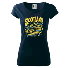 Scotland kreslené vlny