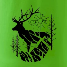 Jelen v lese křivky