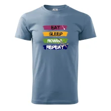 Eat sleep rowing repeat barevné