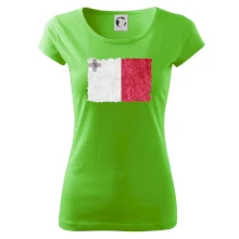 Vlajka Malta okousaná