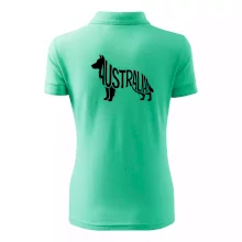 Australský Ovčák - nápis v těle