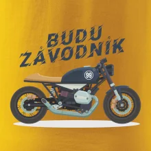 Budu závodník  modrý cafe racer