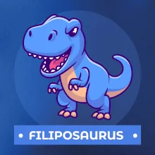 Dinosauří jména - modrý dinosaurus