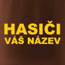 Hasiči - žlutý nápis - váš název sboru