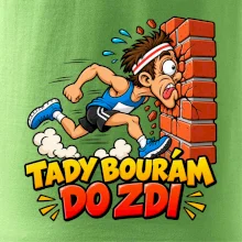 Maratonec tady bourám do zdi