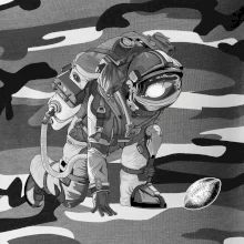 Americký fotbal astronaut