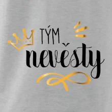 Tým nevěsty princezna - zlatý potisk