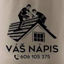 Tričko pro pokrývače - Dva dělníci