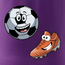 Parové triko - Kopačka a míč