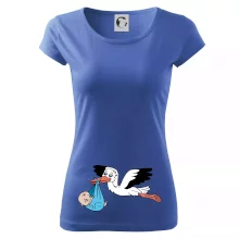 Čáp a miminko - kluk (Hana-creative)