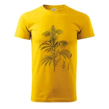 Konopí kytka černobílá