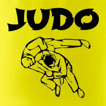 Judo nápis + postavy
