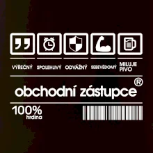 Čárový kód obchodní zástupce