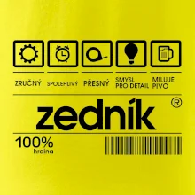 Čárový kód zedník Čárový kód zedník